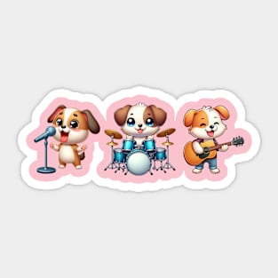 The Puppy Band Sticker